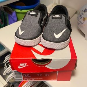 Nike slip on baby/toddler shoes